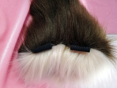 Custom Perky Rabbit/Deer Nub Tail - Fluffy Paw Shop - Petplay BDSM DDLG Kitten Play Tail Cosplay Furry