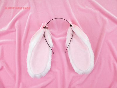 Floppy Bunny Ears - Fluffy Paw Shop - Petplay BDSM DDLG Kitten Play Tail Cosplay Furry