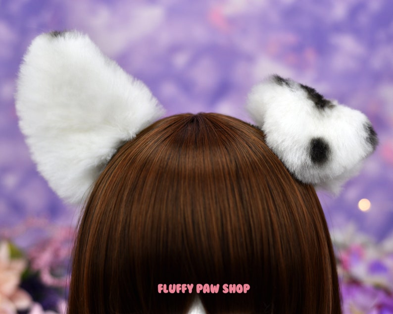 BYO Fluffy Puppy Ears - Fluffy Paw Shop - Petplay BDSM DDLG Kitten Play Tail Cosplay Furry