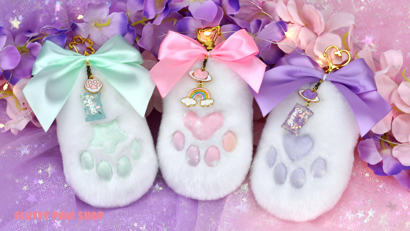 Dreamy Pastel Paws - Fluffy Paw Shop - Petplay BDSM DDLG Kitten Play Tail Cosplay Furry