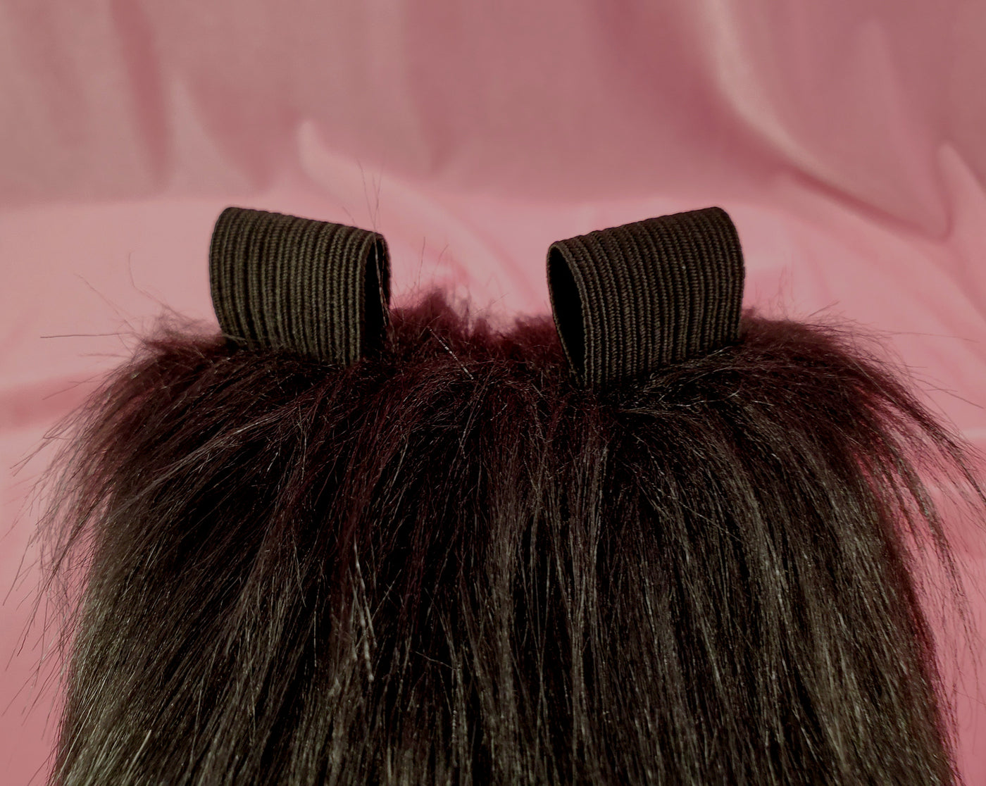 Custom Perky Puppy Curled Tail - Fluffy Paw Shop - Petplay BDSM DDLG Kitten Play Tail Cosplay Furry